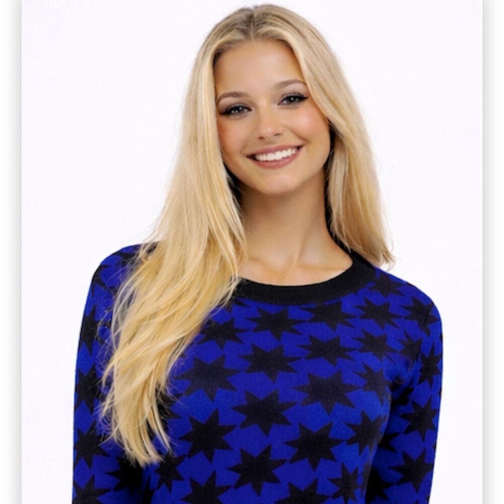 Star Power Knit Sweater